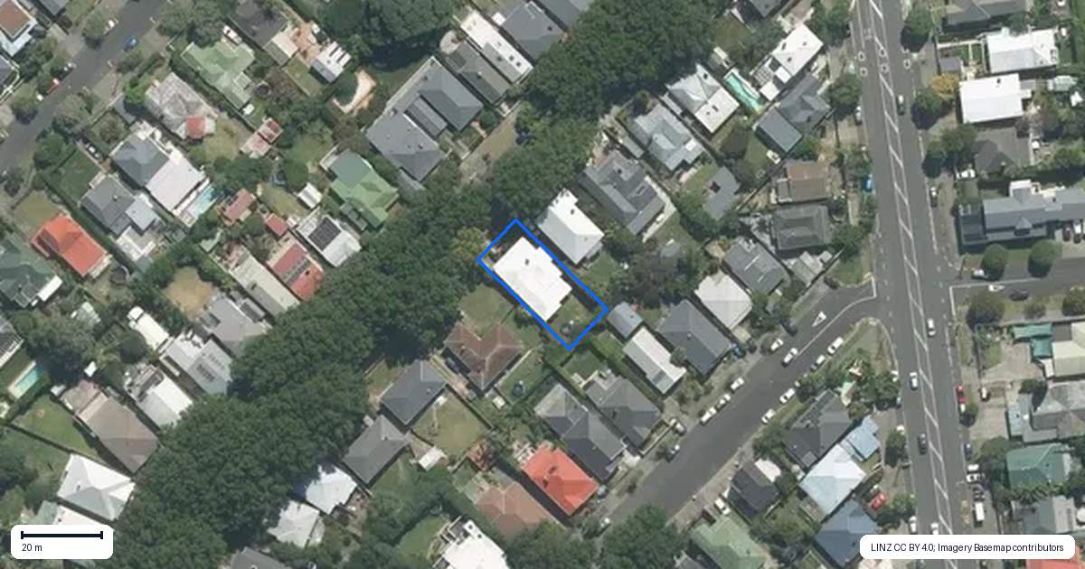 Property context map for 10 Castle Street, Grey Lynn, Auckland