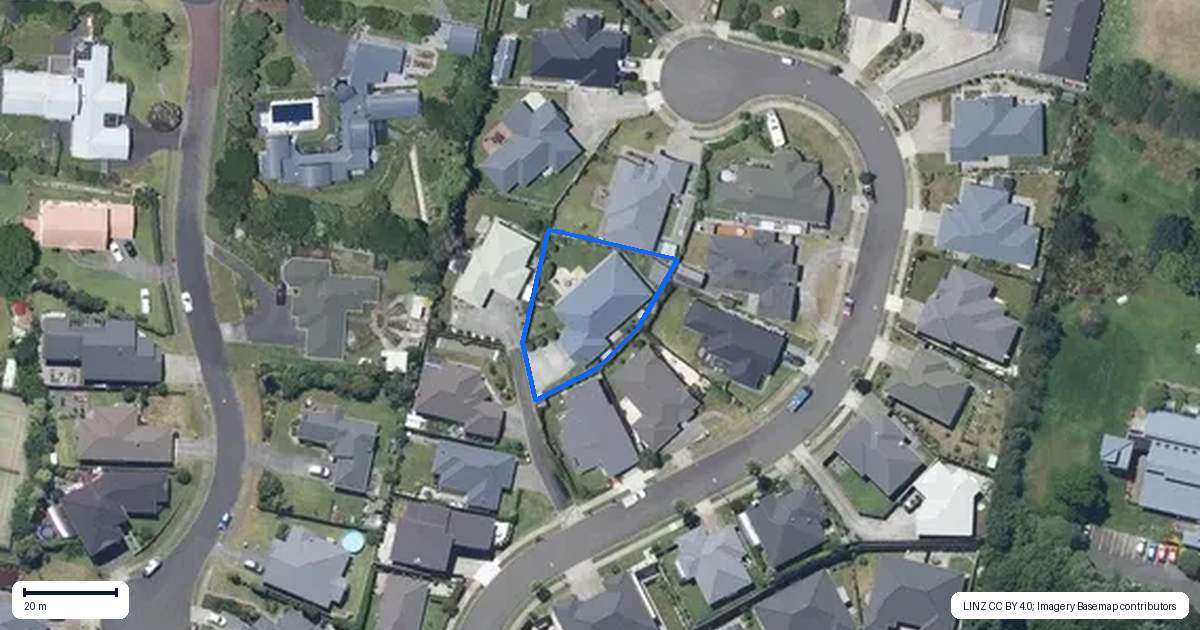 Property context map for 25 Edith Collier Drive, Otamatea, Whanganui