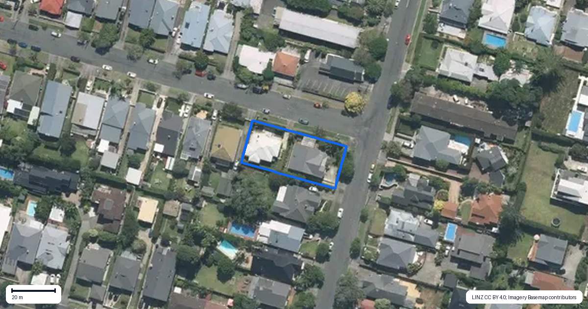 Property context map for 5 Ruapehu Street, Mount Eden, Auckland