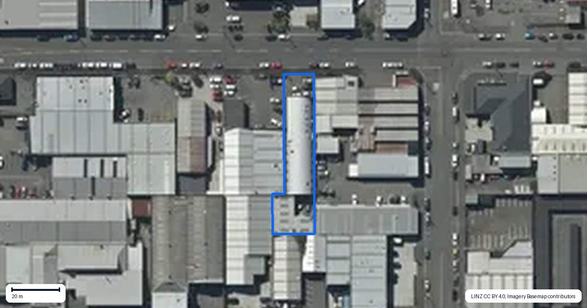 Property context map for 82 Byron Street, Sydenham, Christchurch