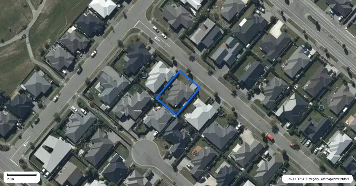 Property context map for 39 Greenwich Street, Halswell, Christchurch
