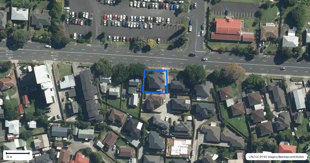 Property context map for 1/73A Waipuna Road, Mount Wellington, Auckland