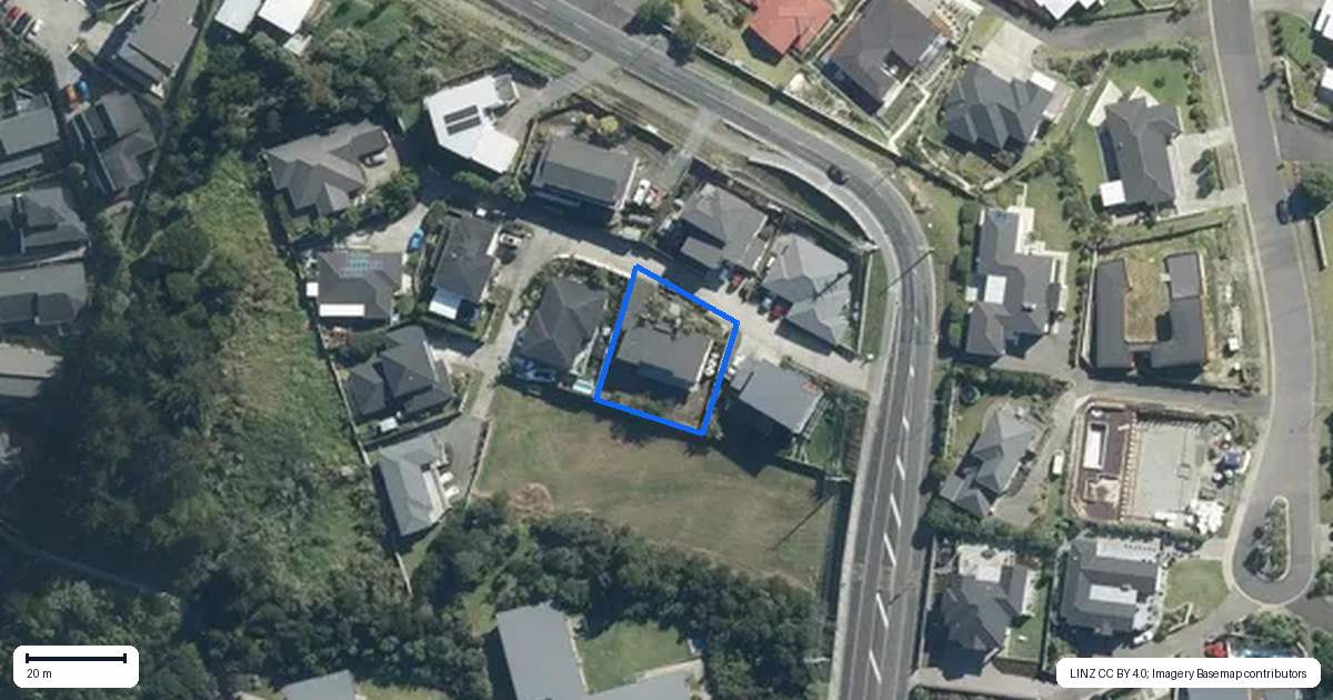 Property context map for 66 Maire Road, Orewa