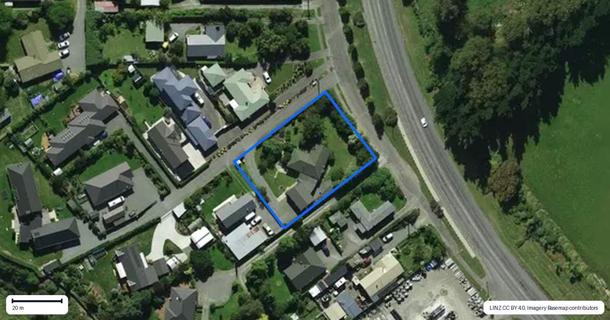 Property context map for 6/184 Carters Road, Amberley