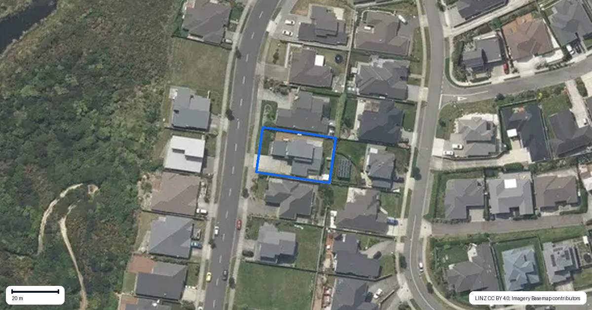 Property context map for 17 John Burke Drive, Aotea, Porirua