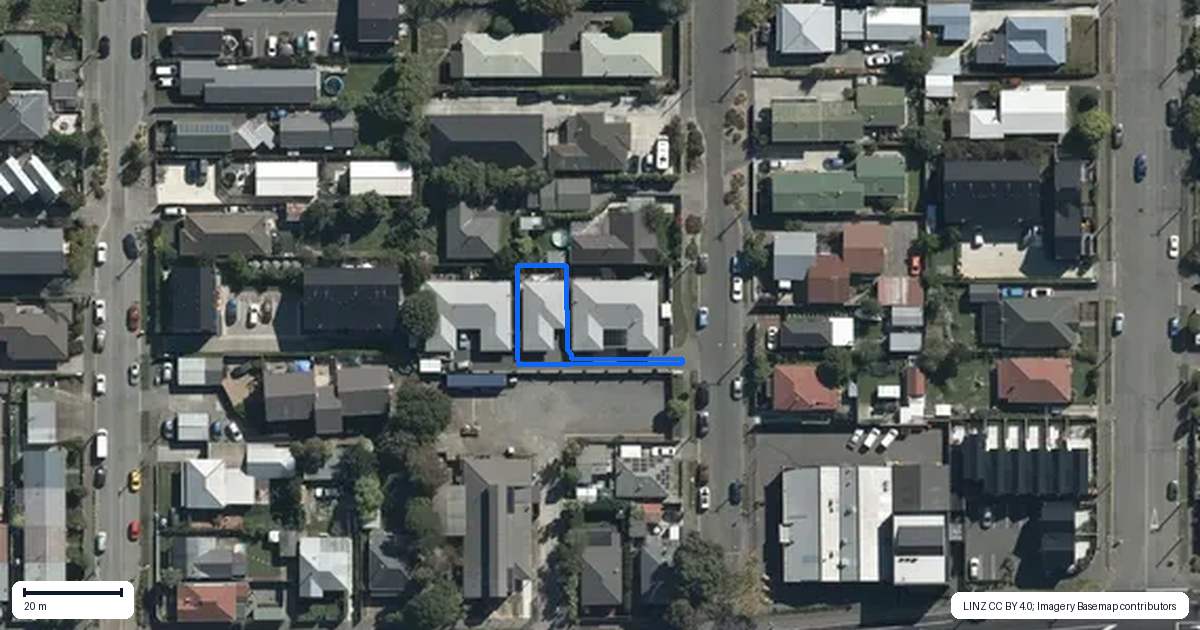 Property context map for 11C Suffolk Street, Phillipstown, Christchurch