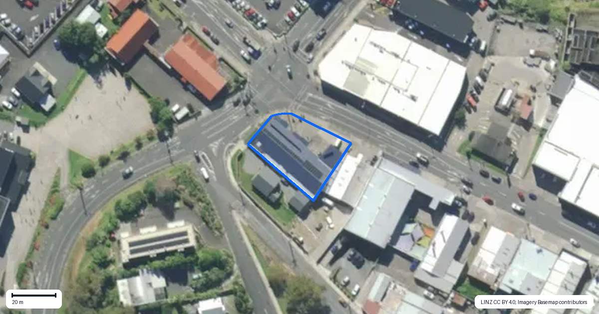 Property context map for 12A Porowini Avenue, Morningside, Whangarei