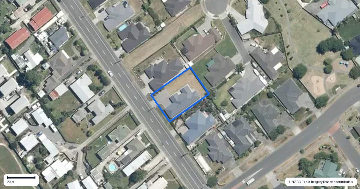 Property context map for 817 Williams Street, Mahora, Hastings