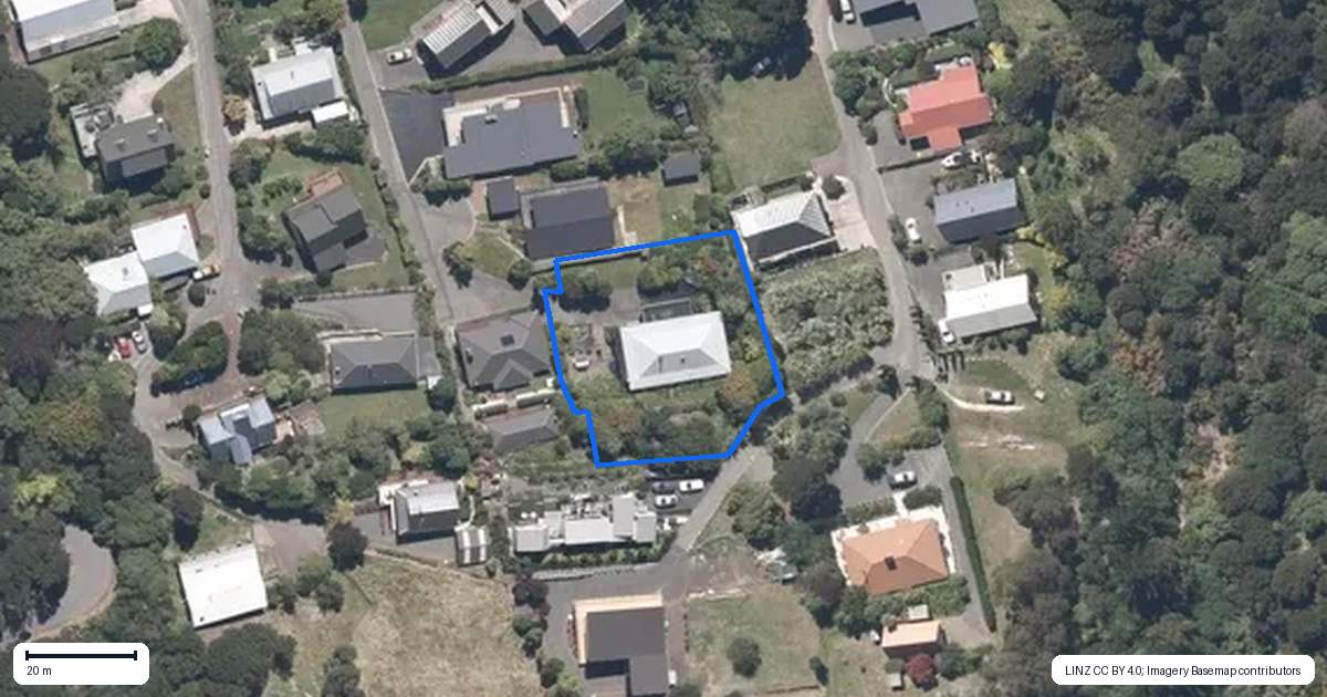Property context map for 40C Rue Grehan, Akaroa