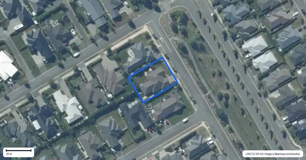 Property context map for 4 Castleton Drive, Rolleston