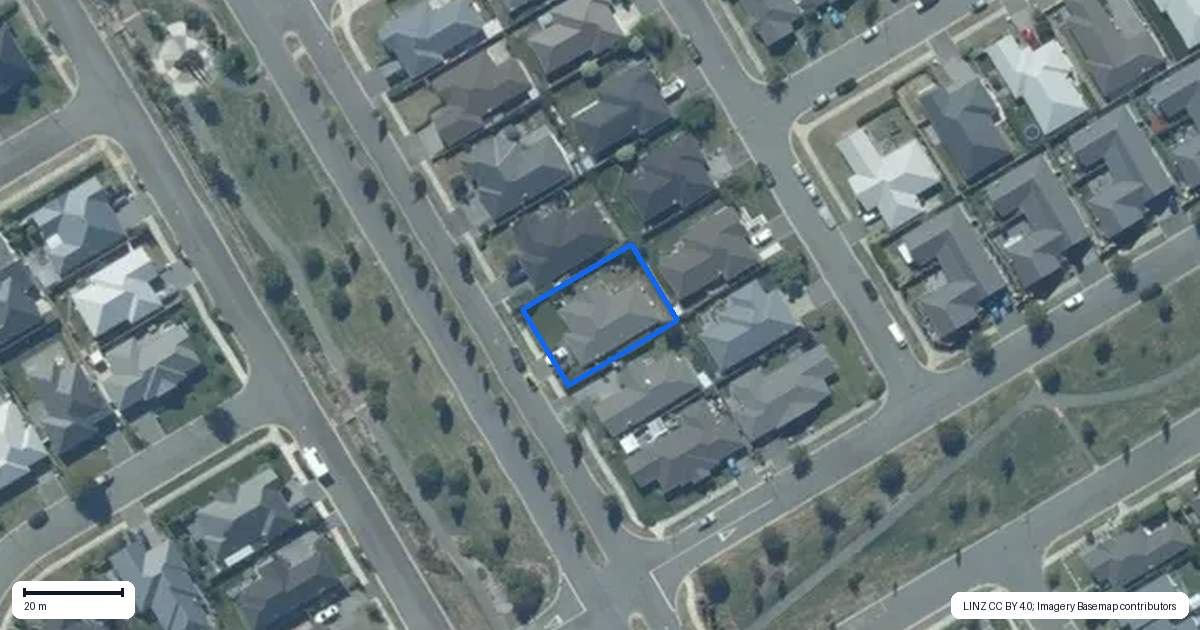 Property context map for 39 Faringdon Boulevard, Rolleston