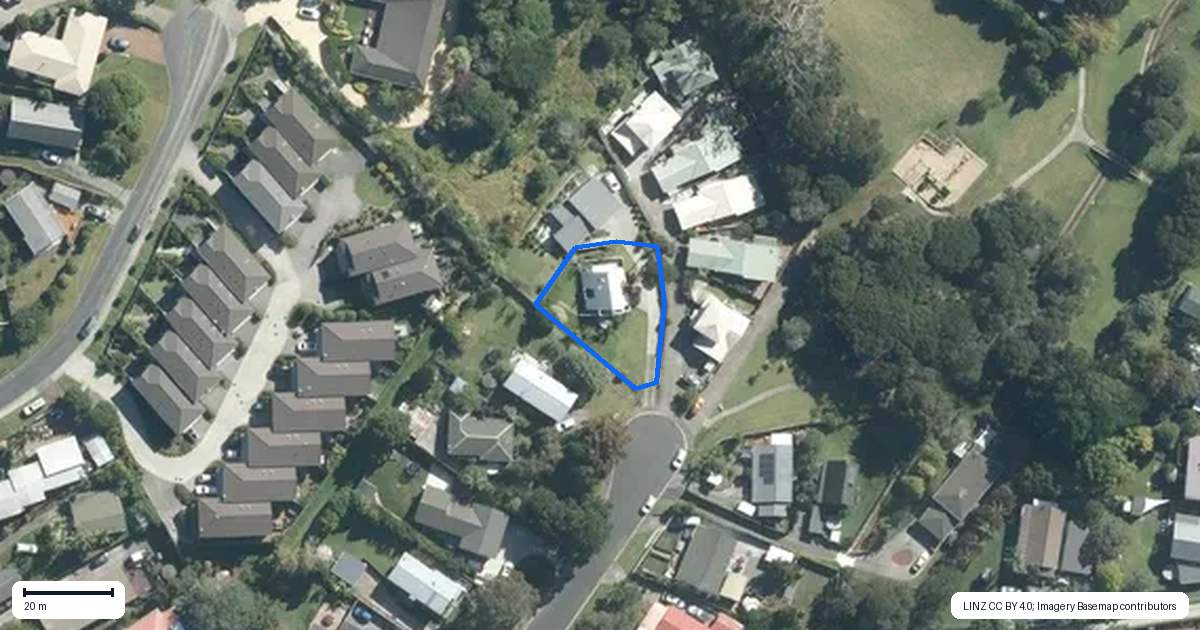 Property context map for 22 Shadon Place, Stanmore Bay, Whangaparaoa