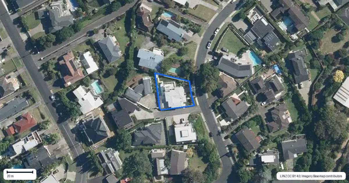 Property context map for 6D Burford Place, Mellons Bay, Auckland