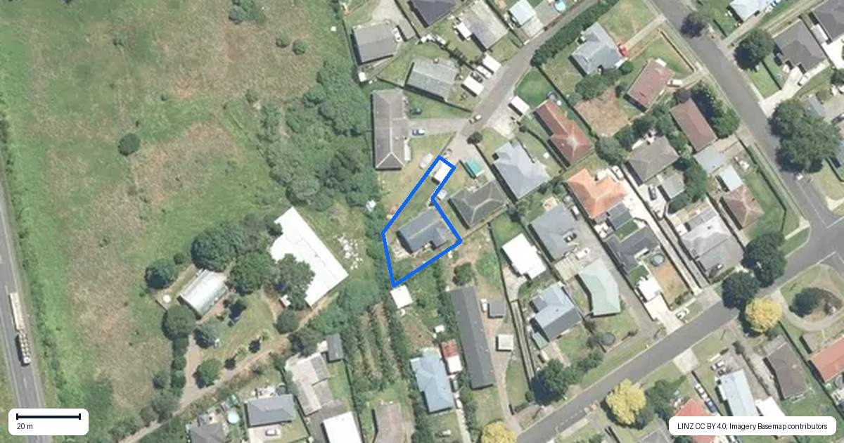 Property context map for 10B Frank Hewitt Street, Pukekohe