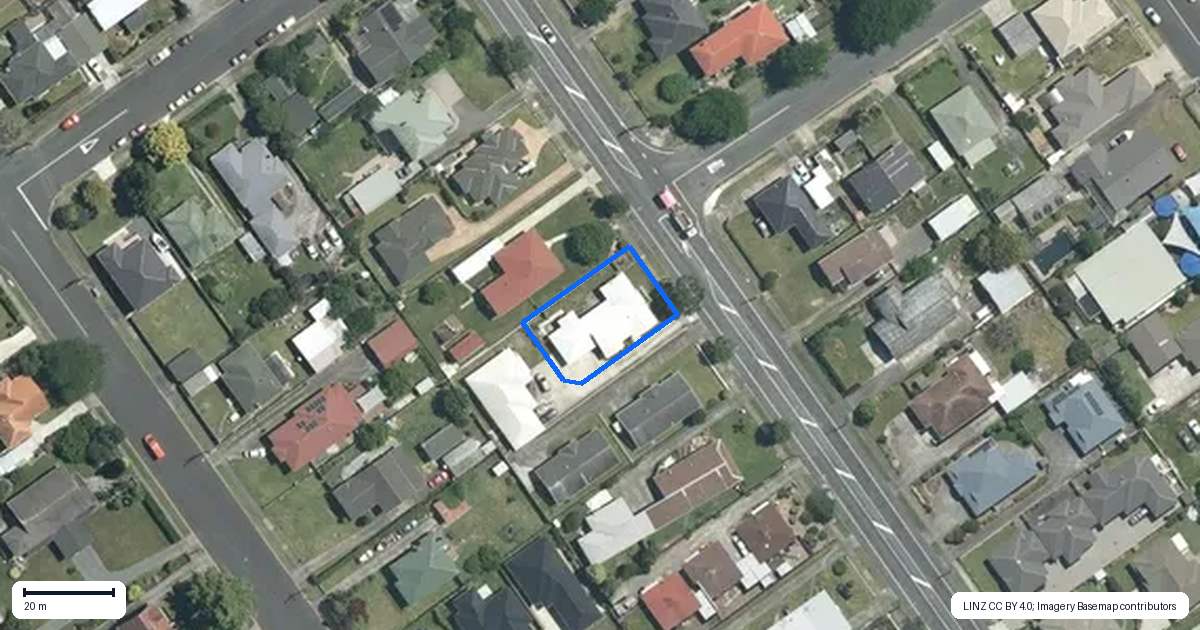 Property context map for 81A Studholme Street, Morrinsville