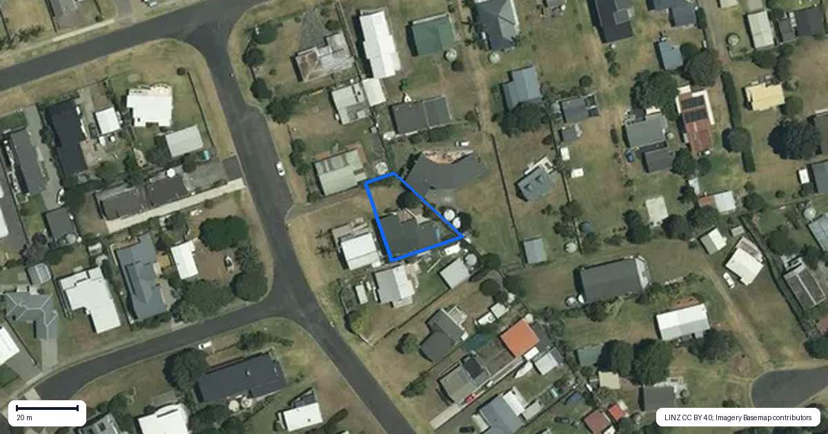 Property context map for 10 Oyster Drive, Cooks Beach, Whitianga