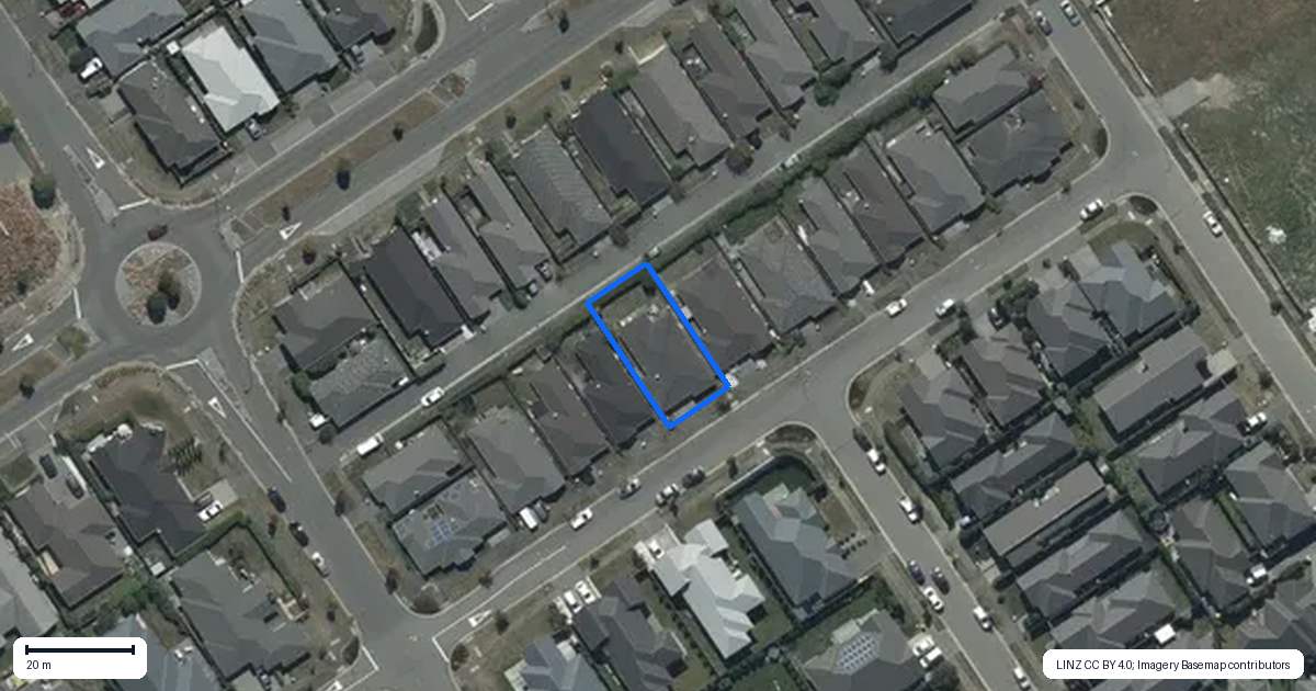 Property context map for 39 MacLaren Road, Wigram, Christchurch