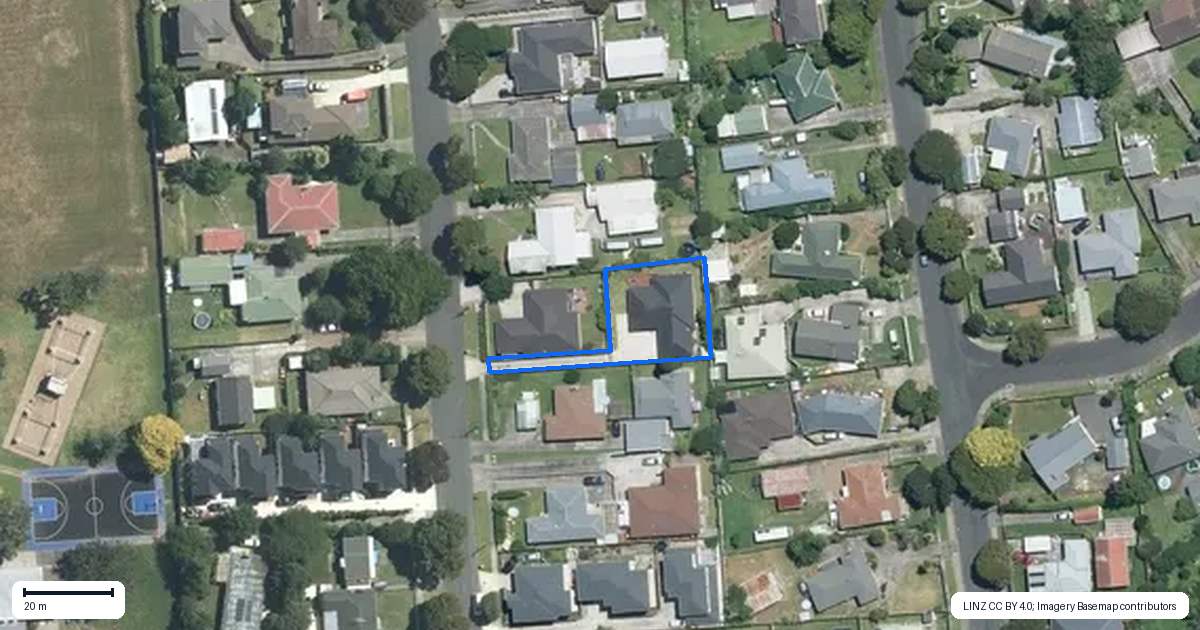 Property context map for 32A Laurie Avenue, Papakura
