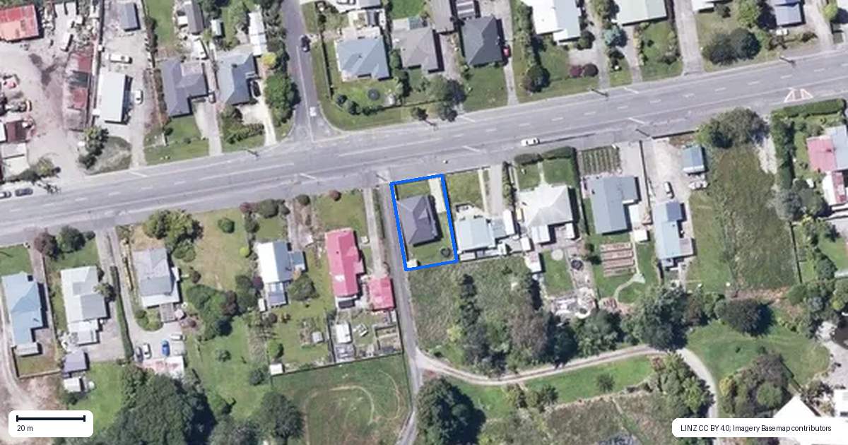 Property context map for 140B Brougham Street, Westport