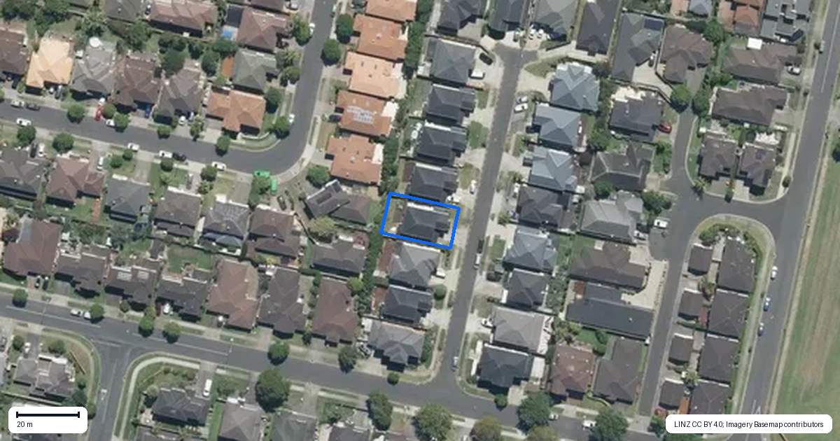 Property context map for 8 Shelby Lane, Flat Bush, Auckland