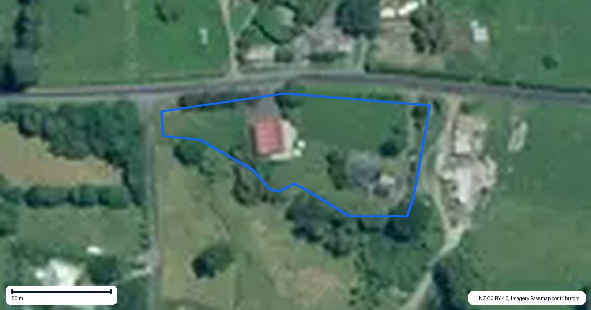 Property context map for 554 Maratoto Road, Hikutaia, Paeroa