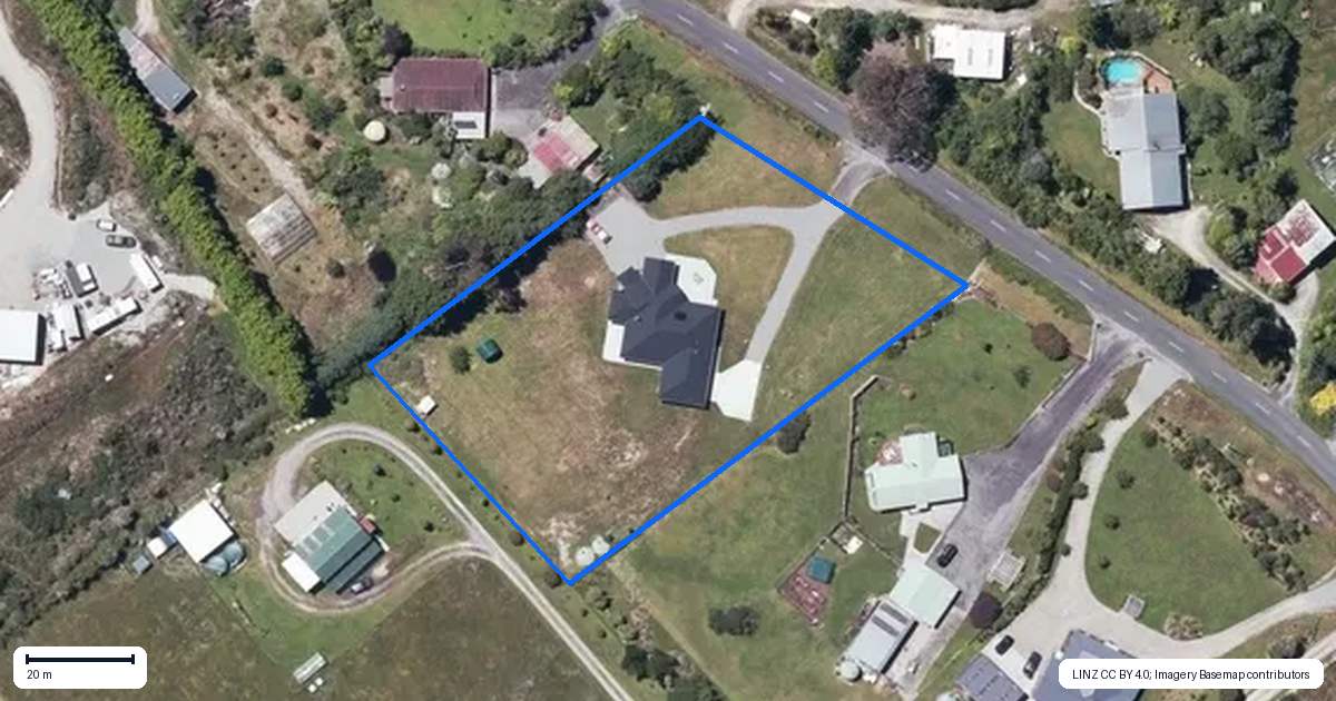 Property context map for 73 McPadden Road, Westport