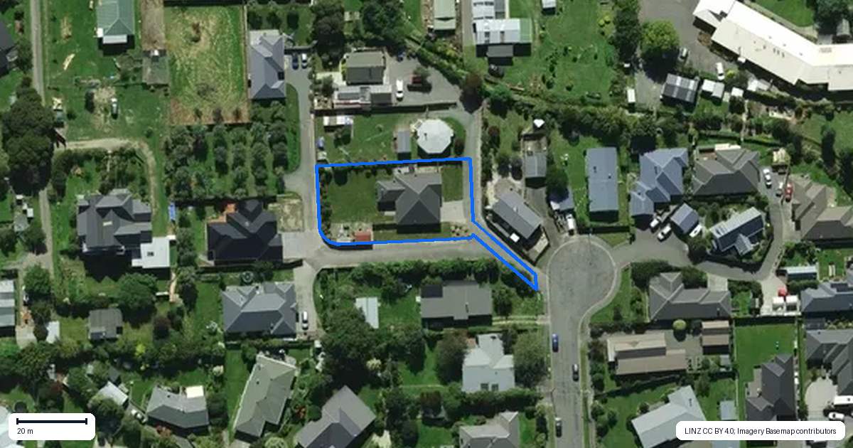 Property context map for 1/23 Morris Road, Amberley
