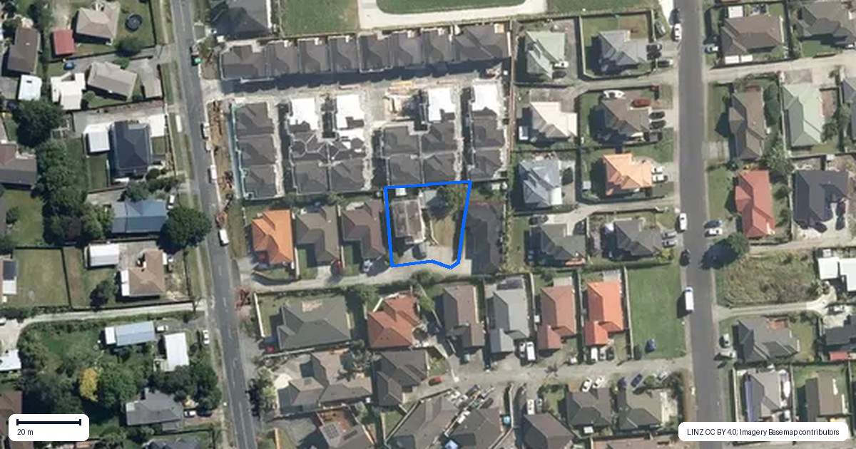 Property context map for 38D Hetherington Road, Ranui, Auckland
