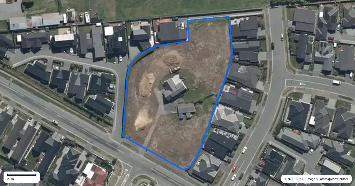 Property context map for 132 Claridges Road, Casebrook, Christchurch