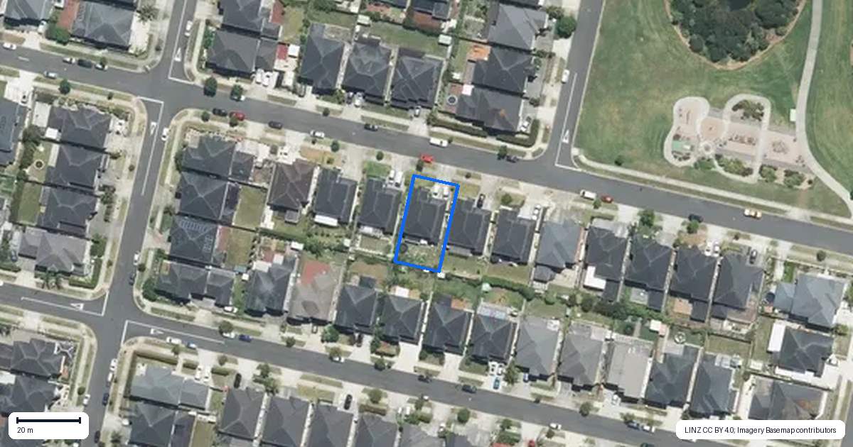Property context map for 58 Hughs Way, Flat Bush, Auckland