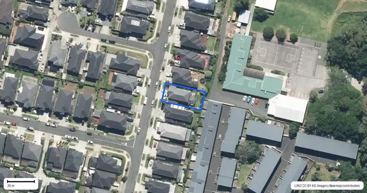 Property context map for 46 Springside Drive, Flat Bush, Auckland