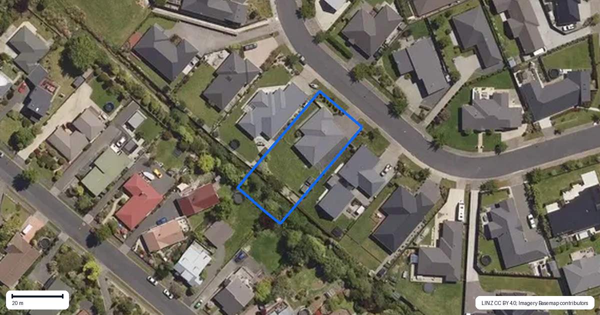 Property context map for 26 Calluna Crescent, Mosgiel