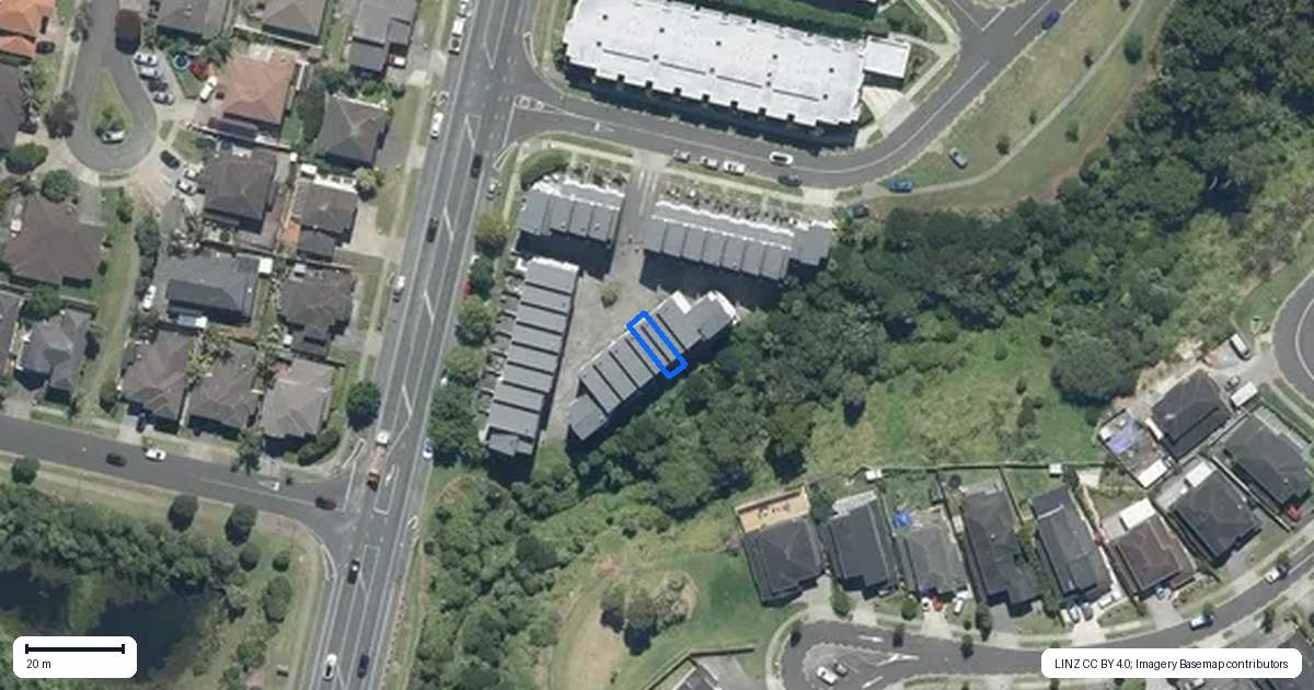Property context map for 72 Norwood Drive, Flat Bush, Auckland