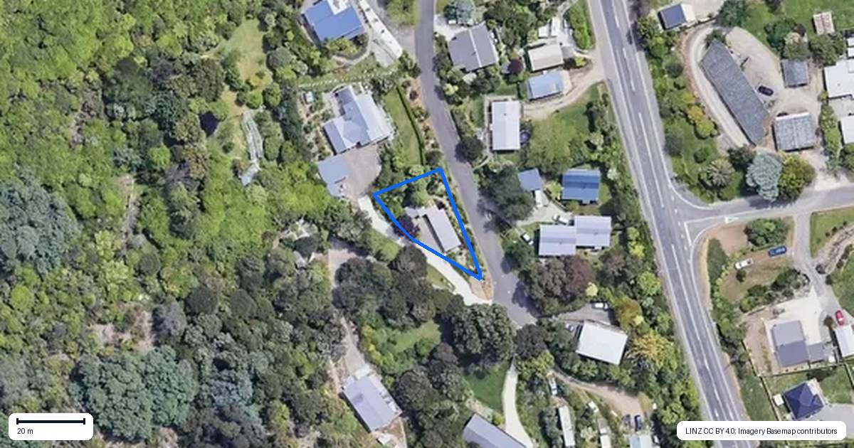 Property context map for 13B Beach Place, Havelock