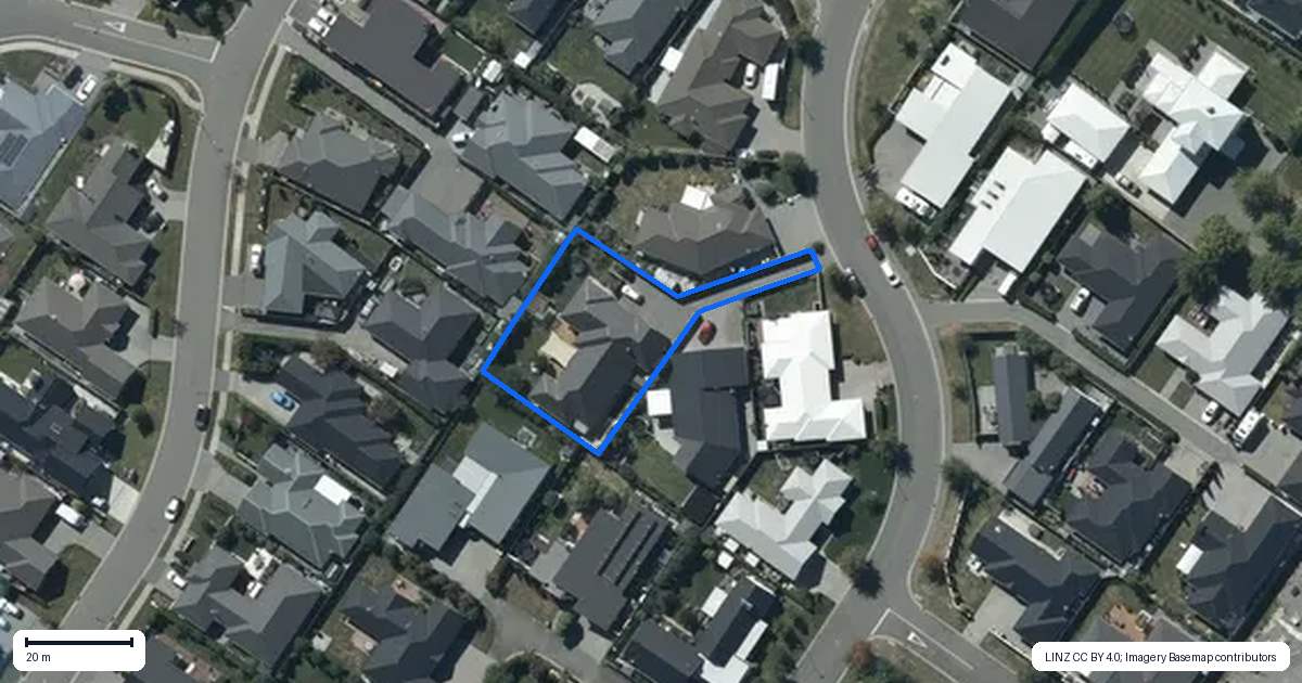 Property context map for 37 Lindsay Drive, Prebbleton
