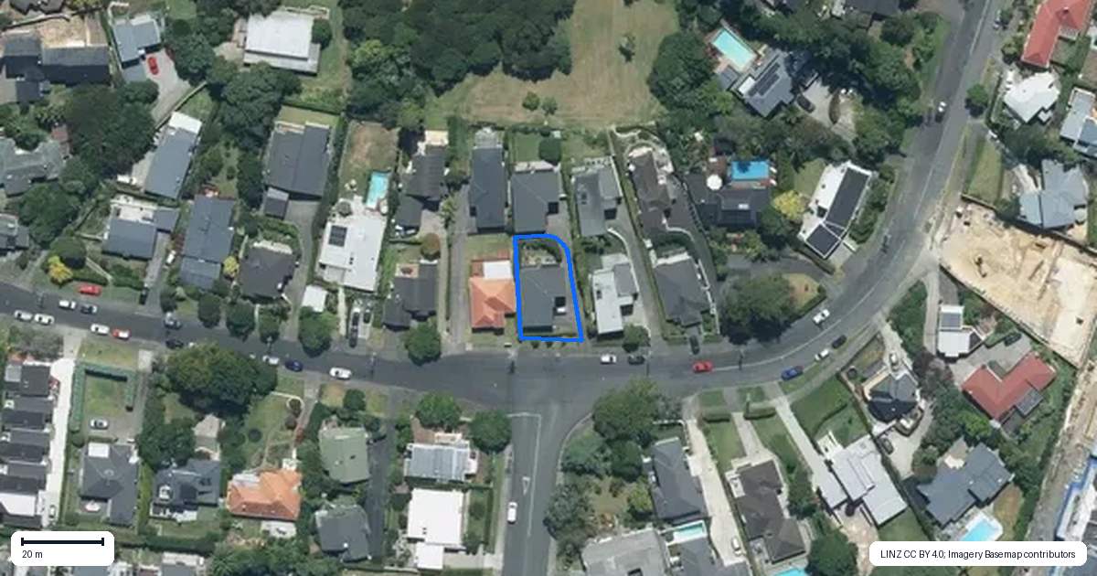Property context map for 42 Rutherford Terrace, Meadowbank, Auckland