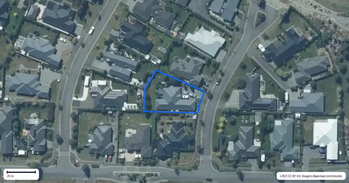 Property context map for 3 Ashton Rise, West Melton