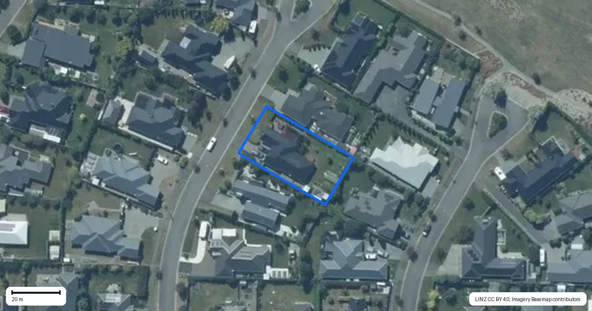 Property context map for 8 Dorothys Way, West Melton