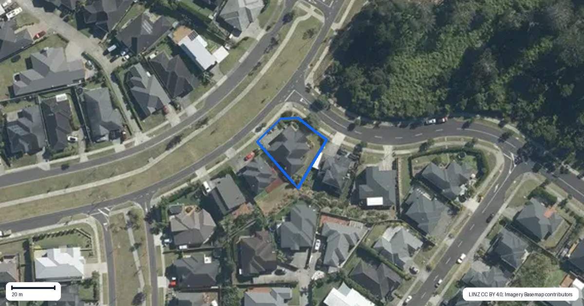Property context map for 2 Auger Lane, Silverdale