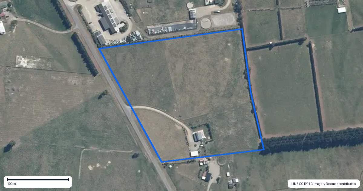 Property context map for 92 Foothills Road, Okuku