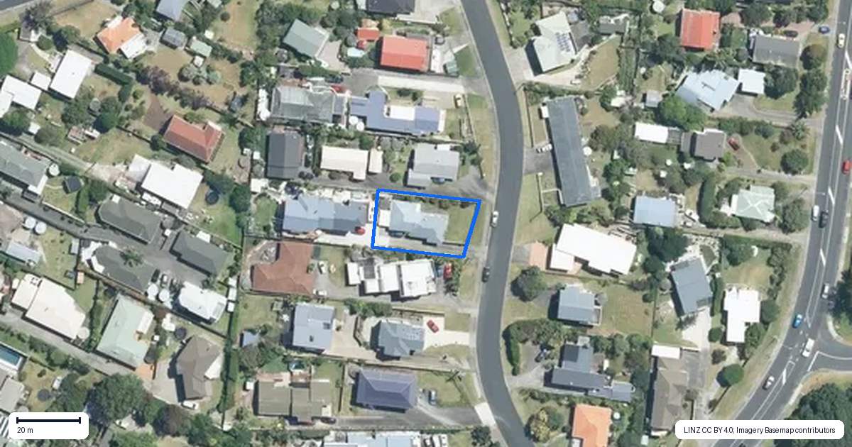 Property context map for 12 Brixton Road, Manly, Whangaparaoa