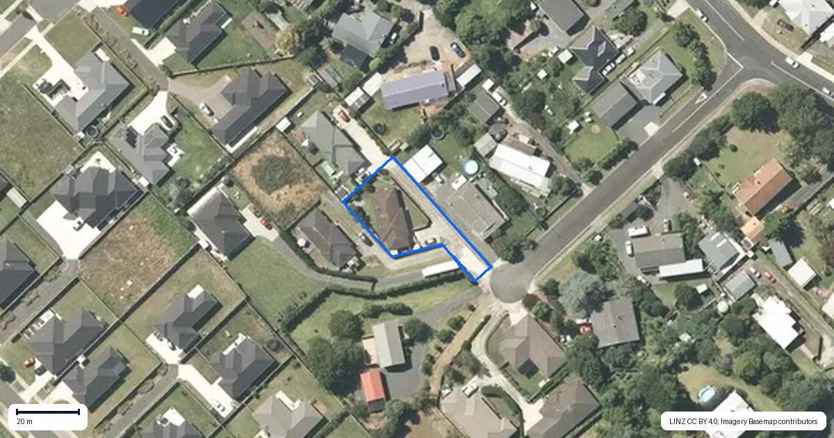 Property context map for 8D Totara Place, Te Kauwhata