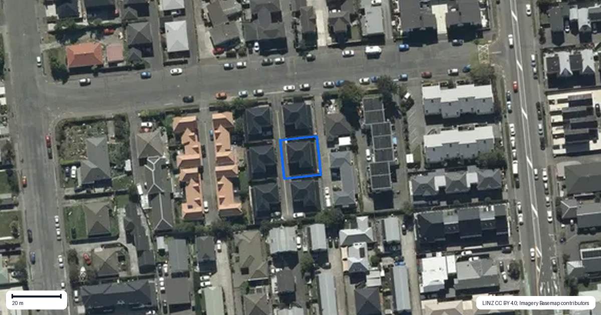 Property context map for 2/15 George Street, Riccarton, Christchurch