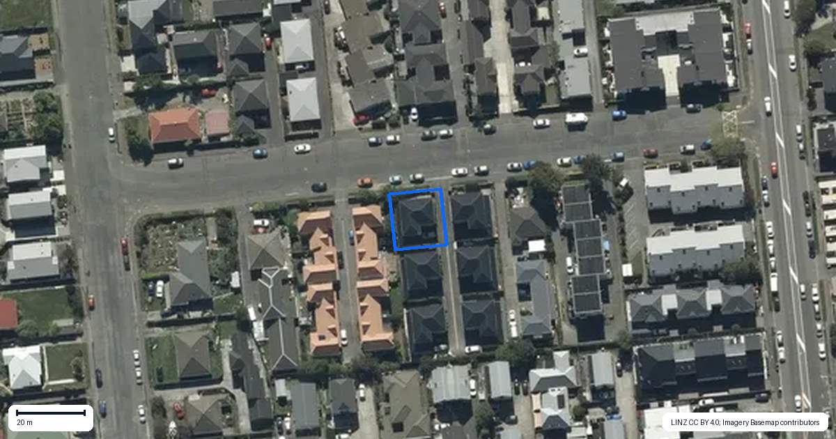 Property context map for 4/15 George Street, Riccarton, Christchurch