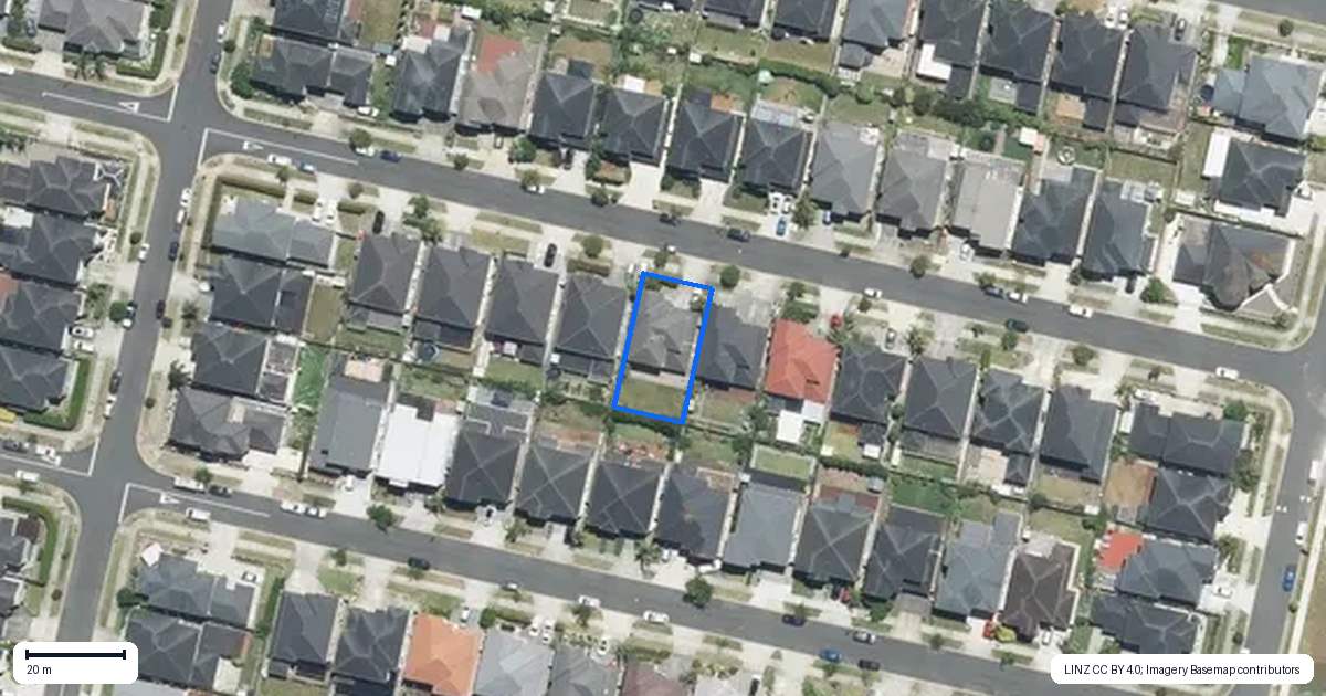 Property context map for 16 Ballindrait Drive, Flat Bush, Auckland