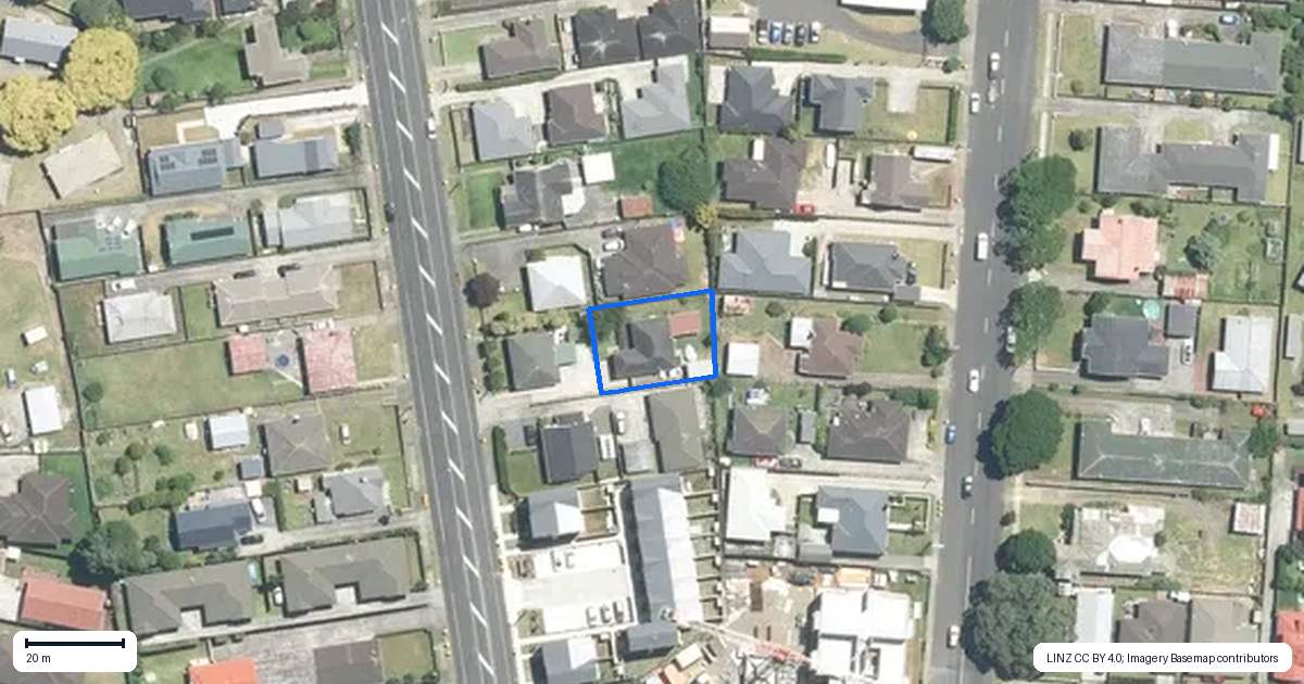Property context map for 9A Dublin Street, Pukekohe