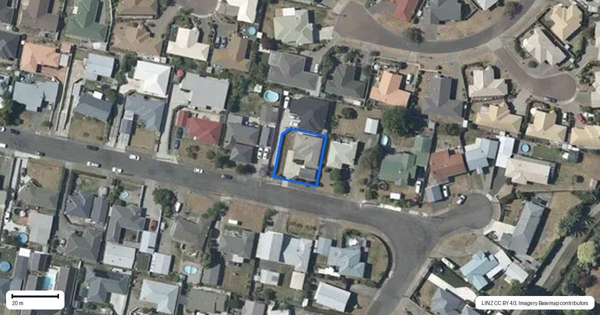 Property context map for 14A Warwick Crescent, Taradale, Napier
