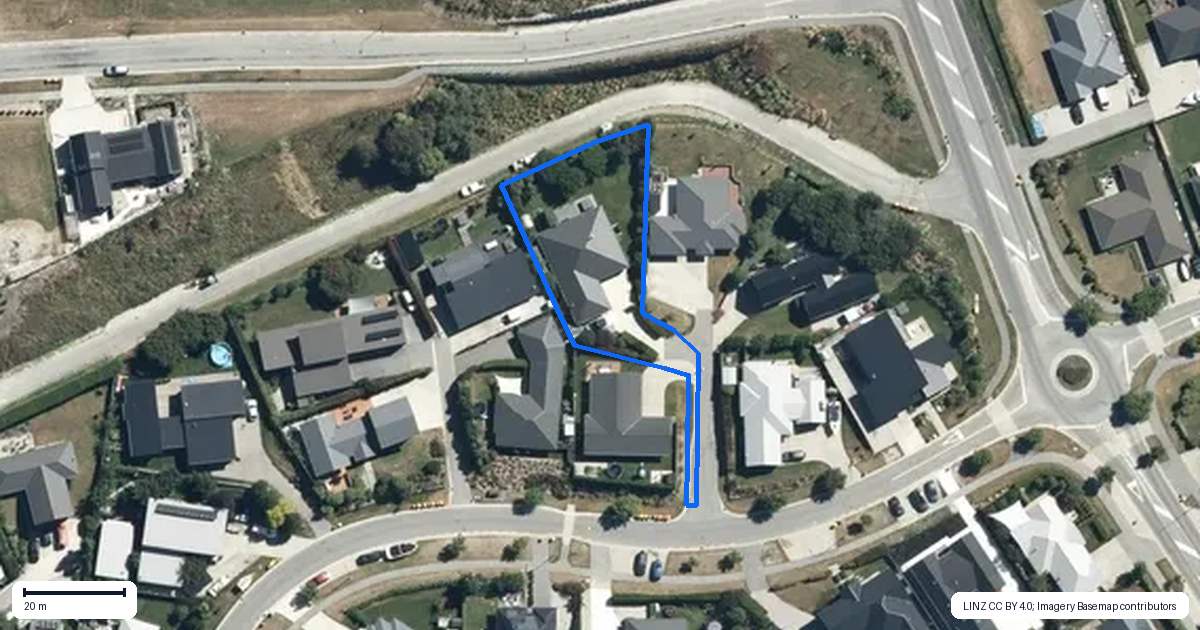 Property context map for 9 Oxfordshire Avenue, Lower Shotover, Queenstown