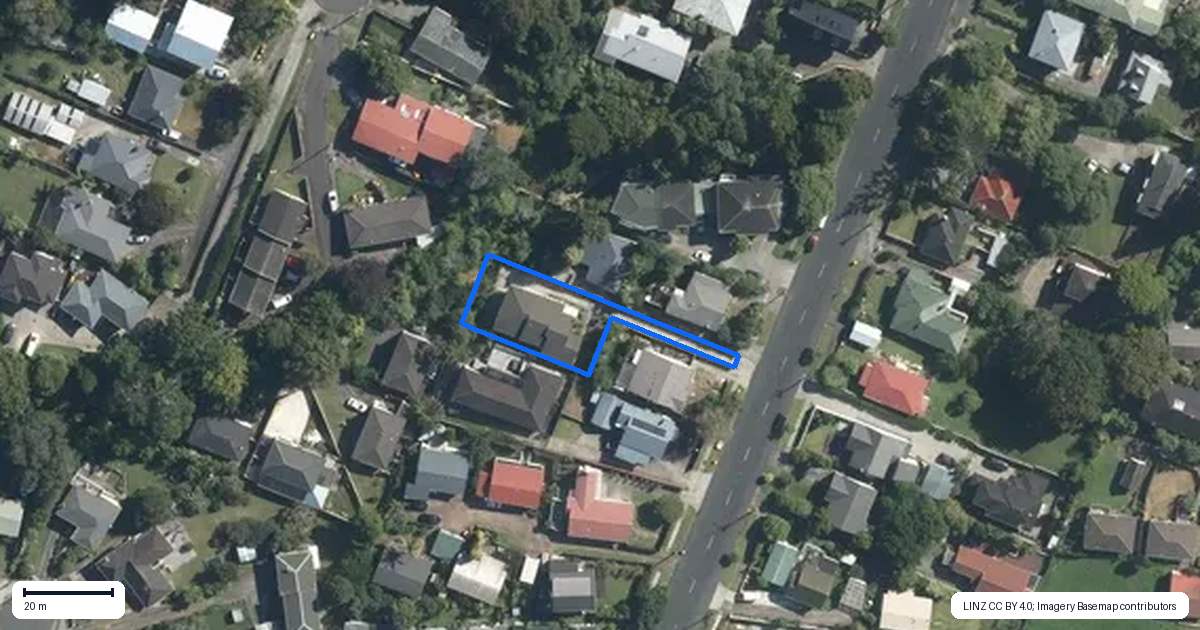 Property context map for 12B Wattle Street, New Lynn, Auckland