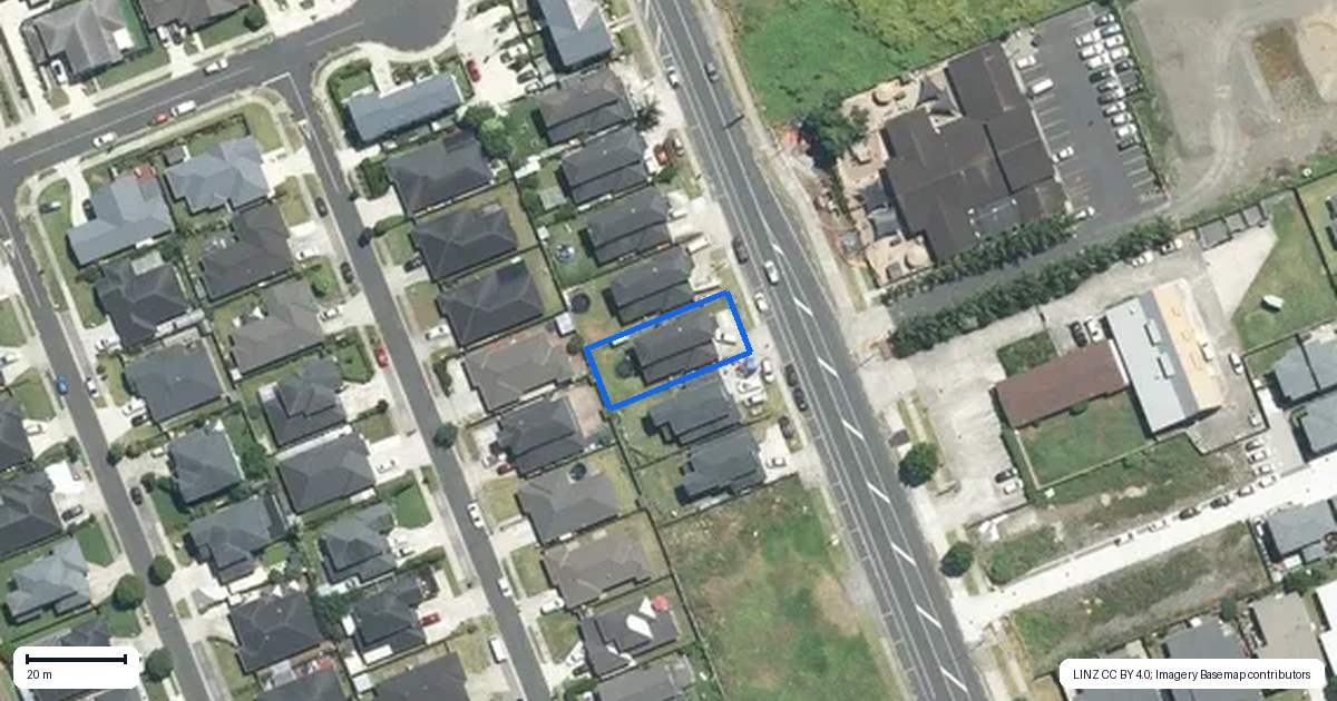 Property context map for 248A Porchester Road, Takanini, Auckland